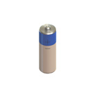 Battery contacts for 12 volt cylindrical cells